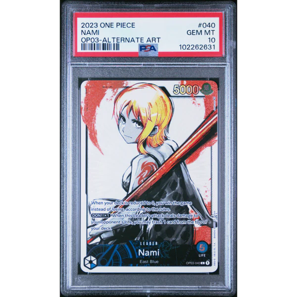 [PSA 10] Nami Leader Alt Art (OP03-040)